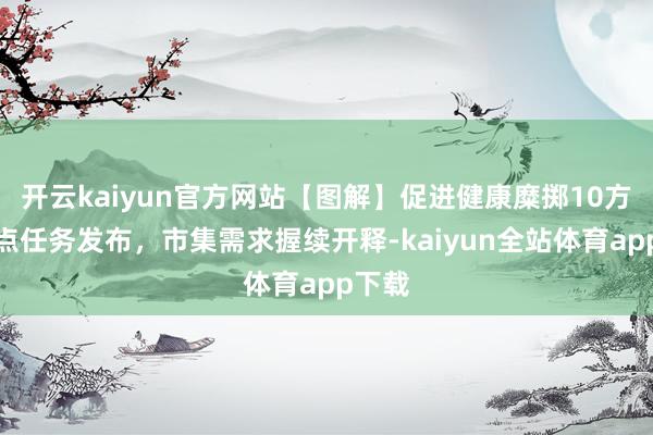 开云kaiyun官方网站【图解】促进健康糜掷10方面要点任务发布，市集需求握续开释-kaiyun全站体育app下载