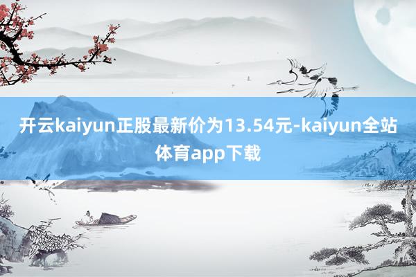 开云kaiyun正股最新价为13.54元-kaiyun全站体育app下载
